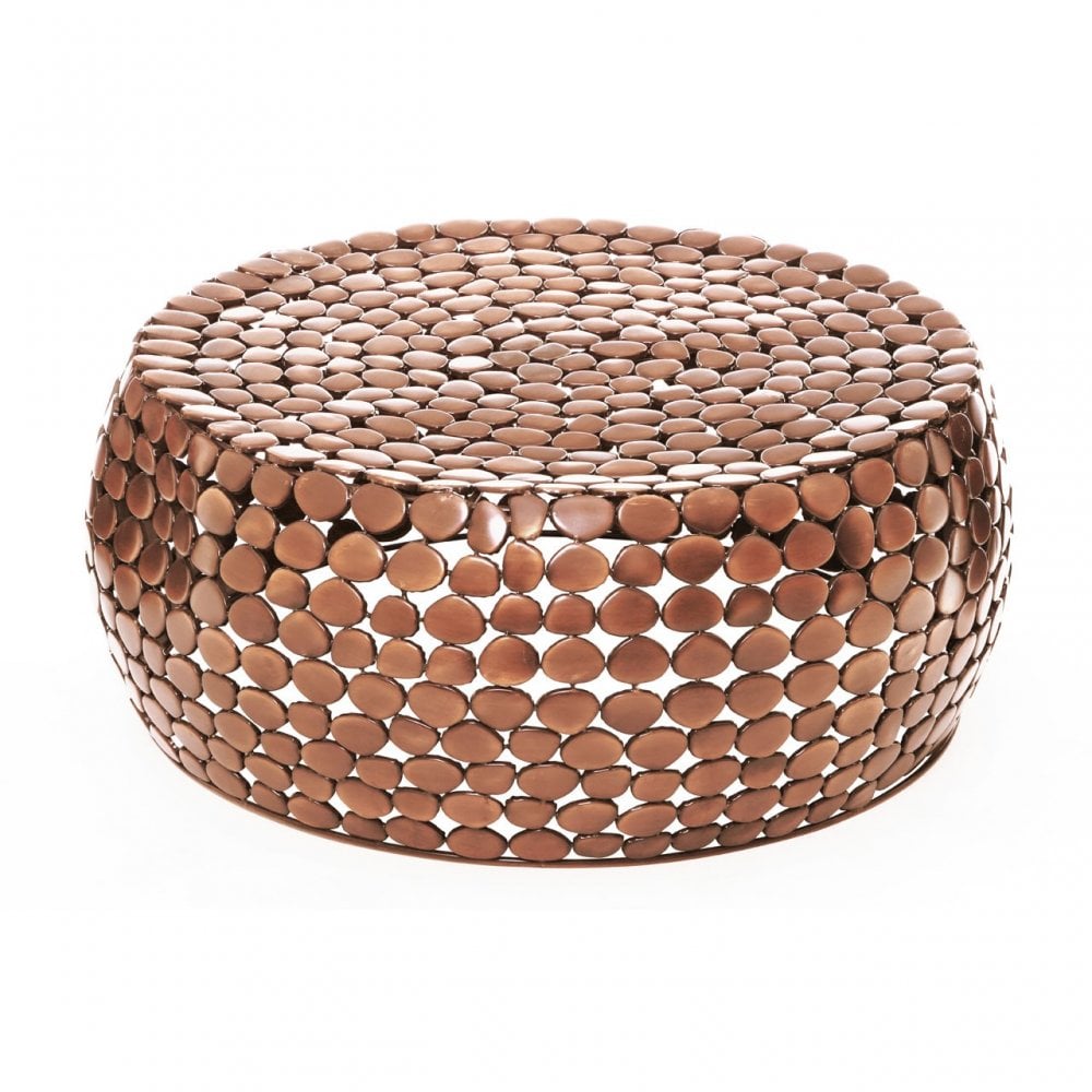 Tempura Coffee Table, Iron, Copper