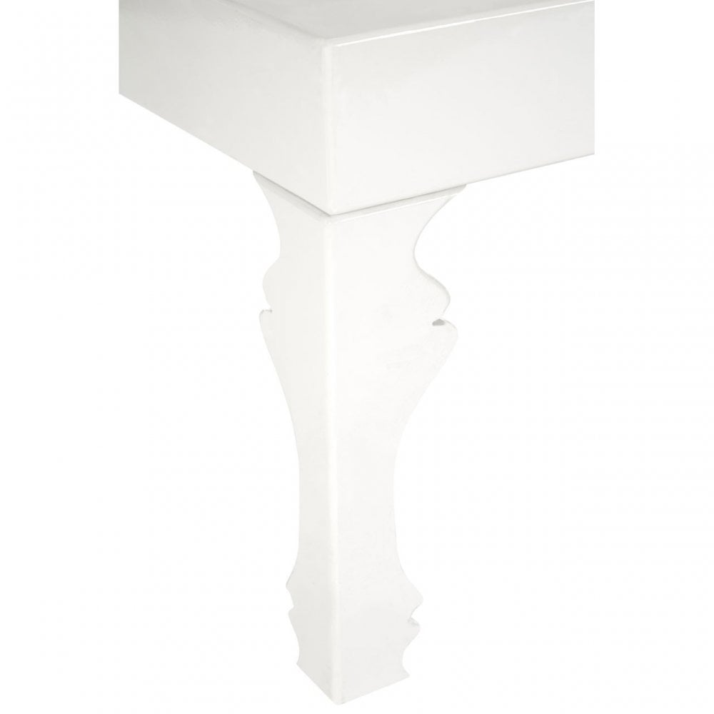 Luis Coffee Table, Wood, White