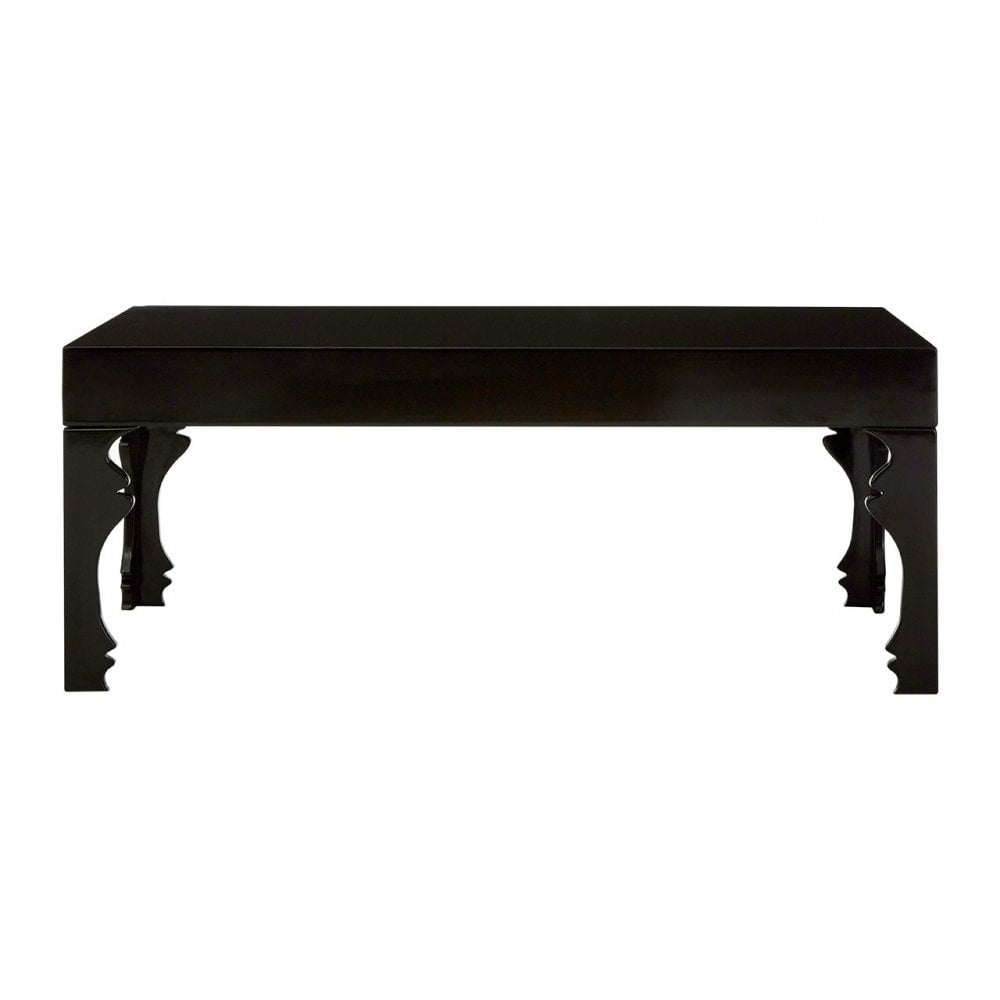 Luis Coffee Table, Wood, Black