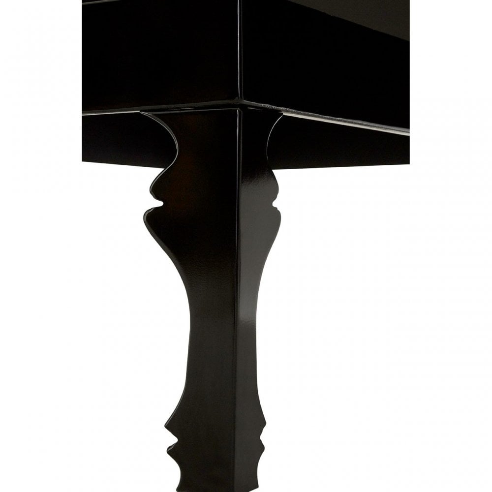 Luis Coffee Table, Wood, Black