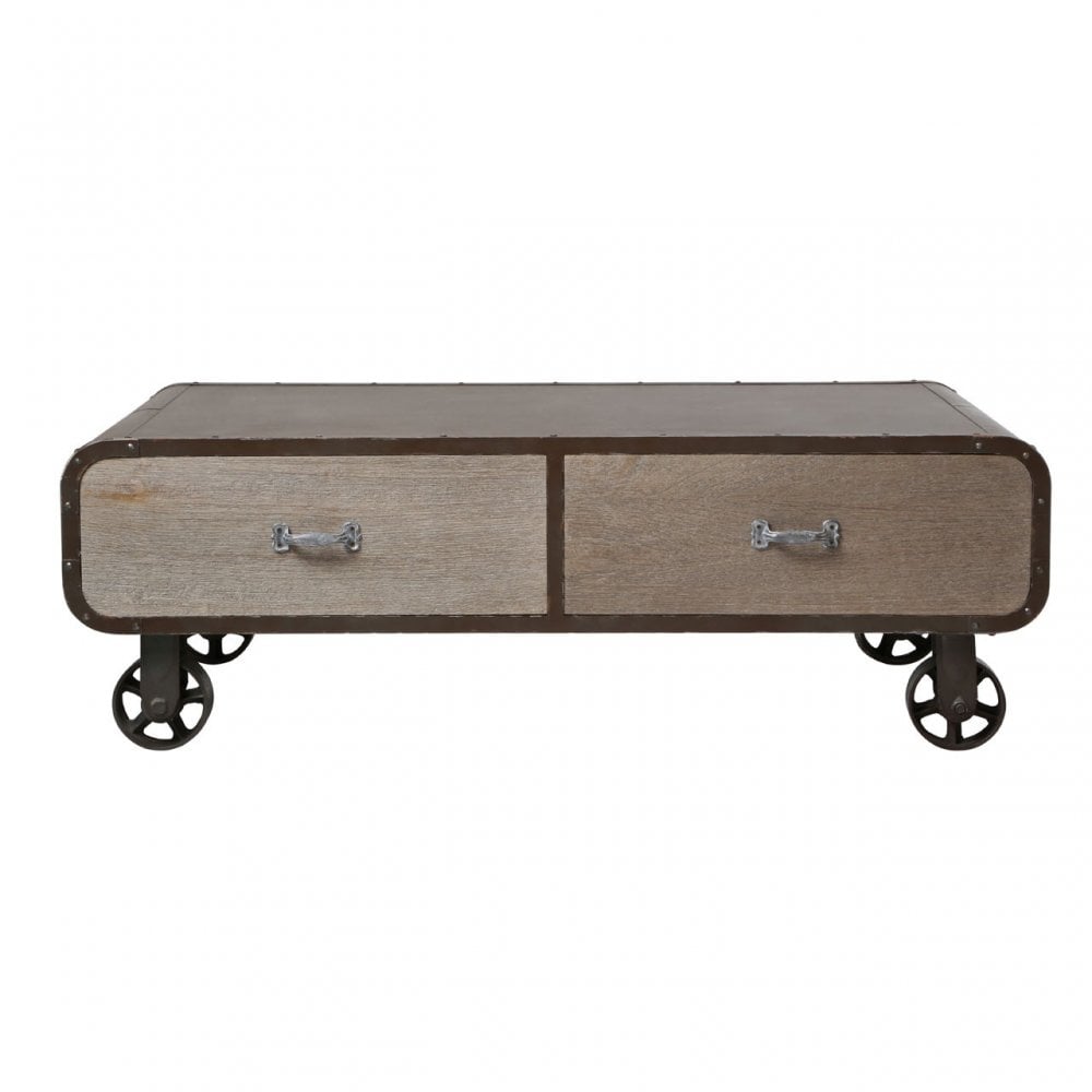 Village Loft Coffee Table, Wood, Paulownia Wood, Natural
