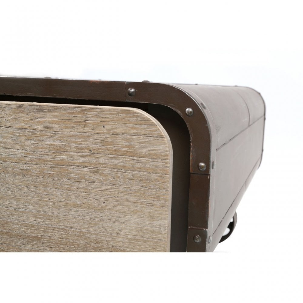 Village Loft Coffee Table, Wood, Paulownia Wood, Natural