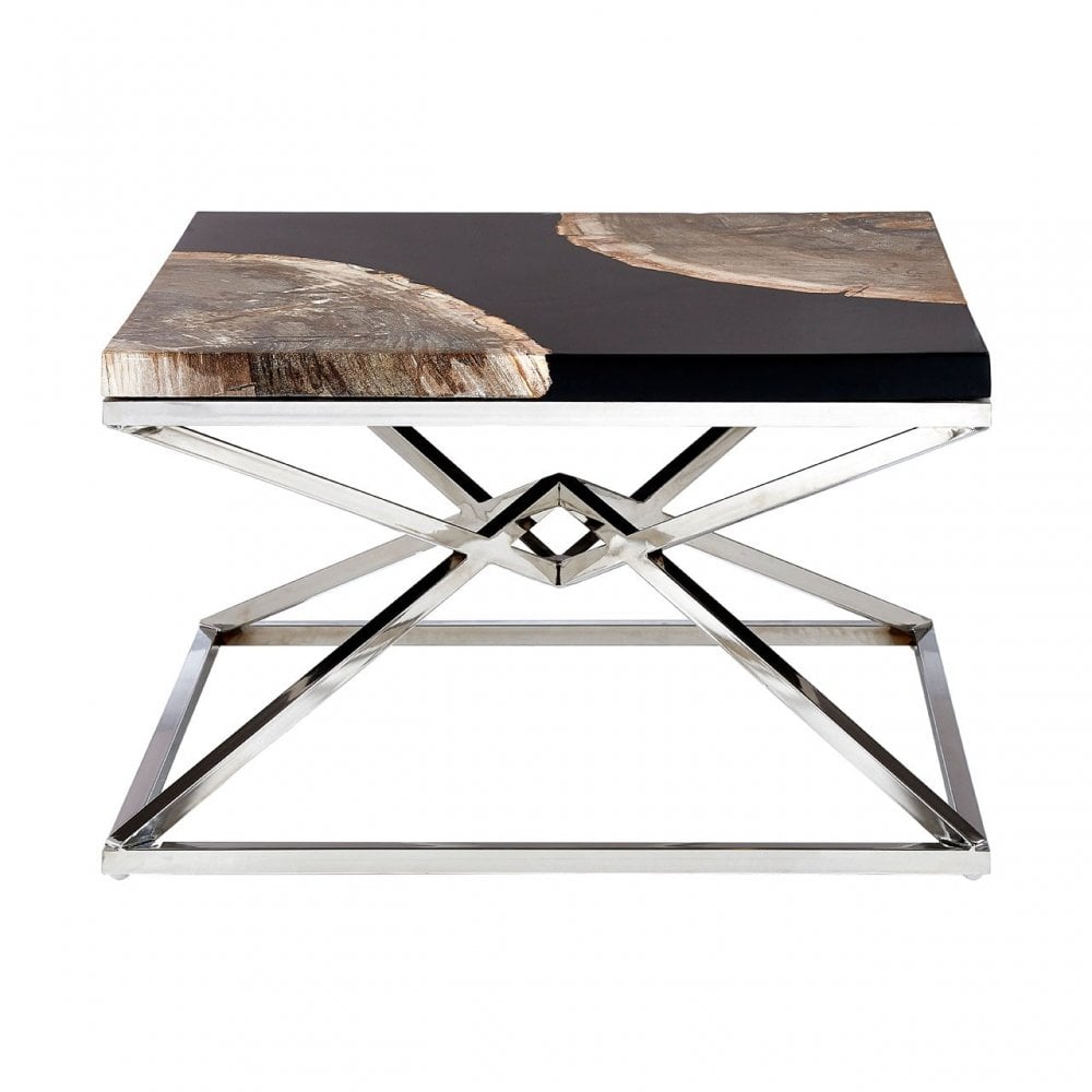 Clanbay Artefacto Geometric Coffee Table, Black – ideas4lighting