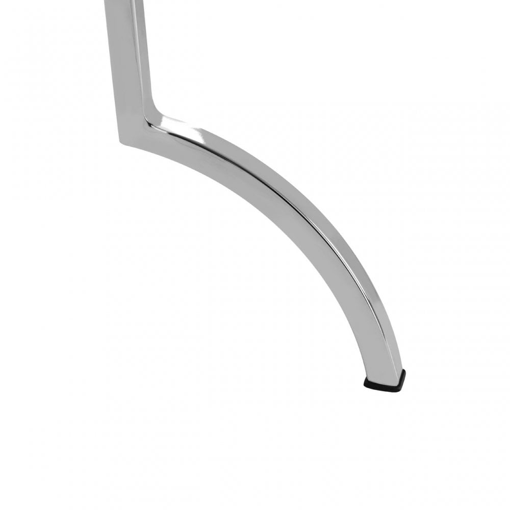 Sudia Console Table, Mirrored Glass, Stainless Steel