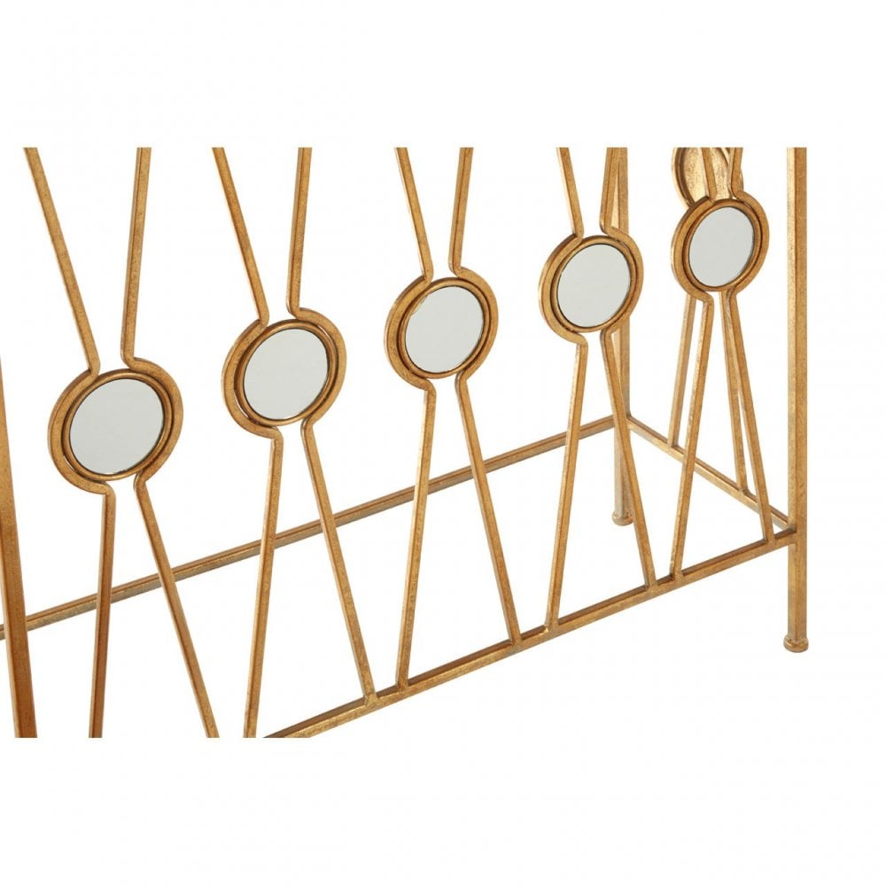 Faiza Set of 2 Rectangular Console Tables, Glass, Black