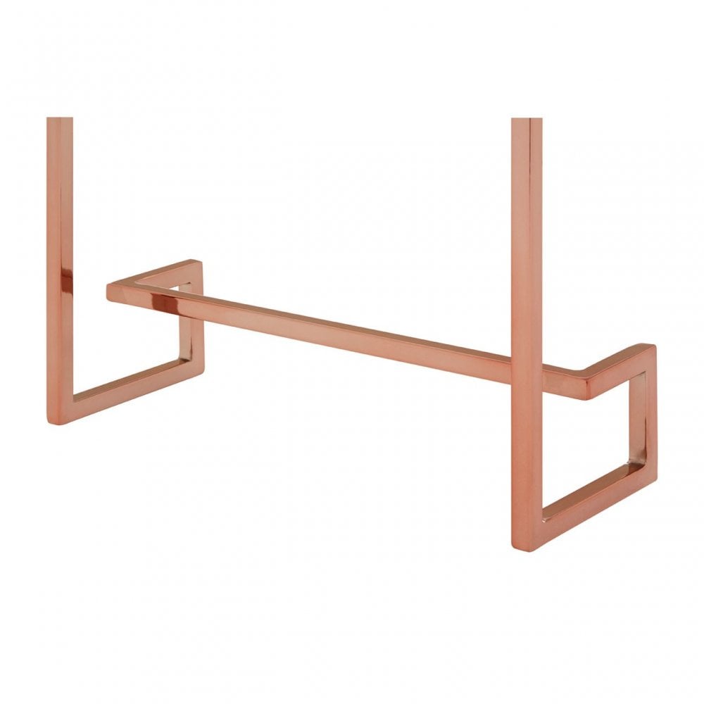 Enrich Console Table with Rose Gold Legs, Wood, Rose Gold