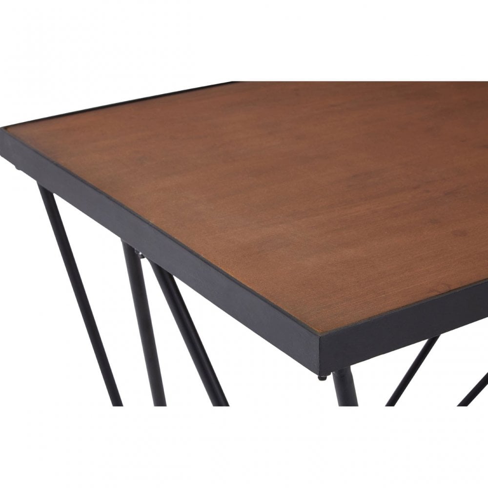 Ranch Foundry Style Console Table, Fir Wood