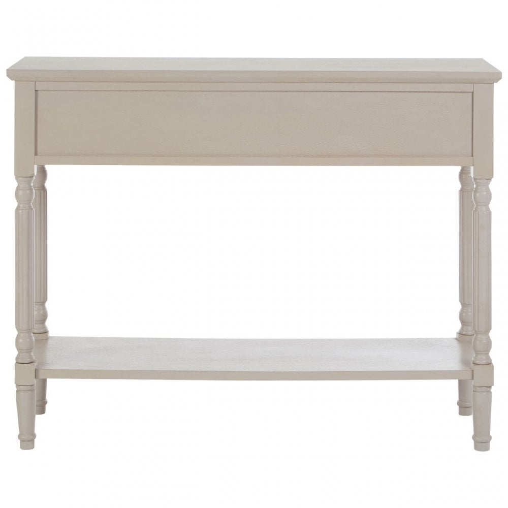 Legacy 3 Drawer Console Table, Wood, Grey