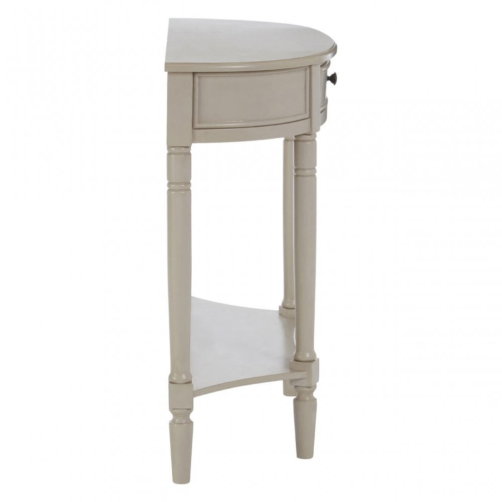 Legacy Single Drawer Console Table, Wood, Pine Wood, Grey