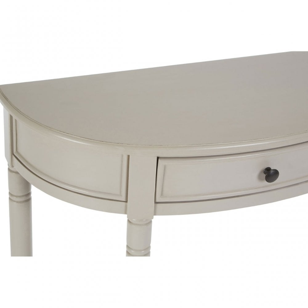 Legacy Single Drawer Console Table, Wood, Pine Wood, Grey