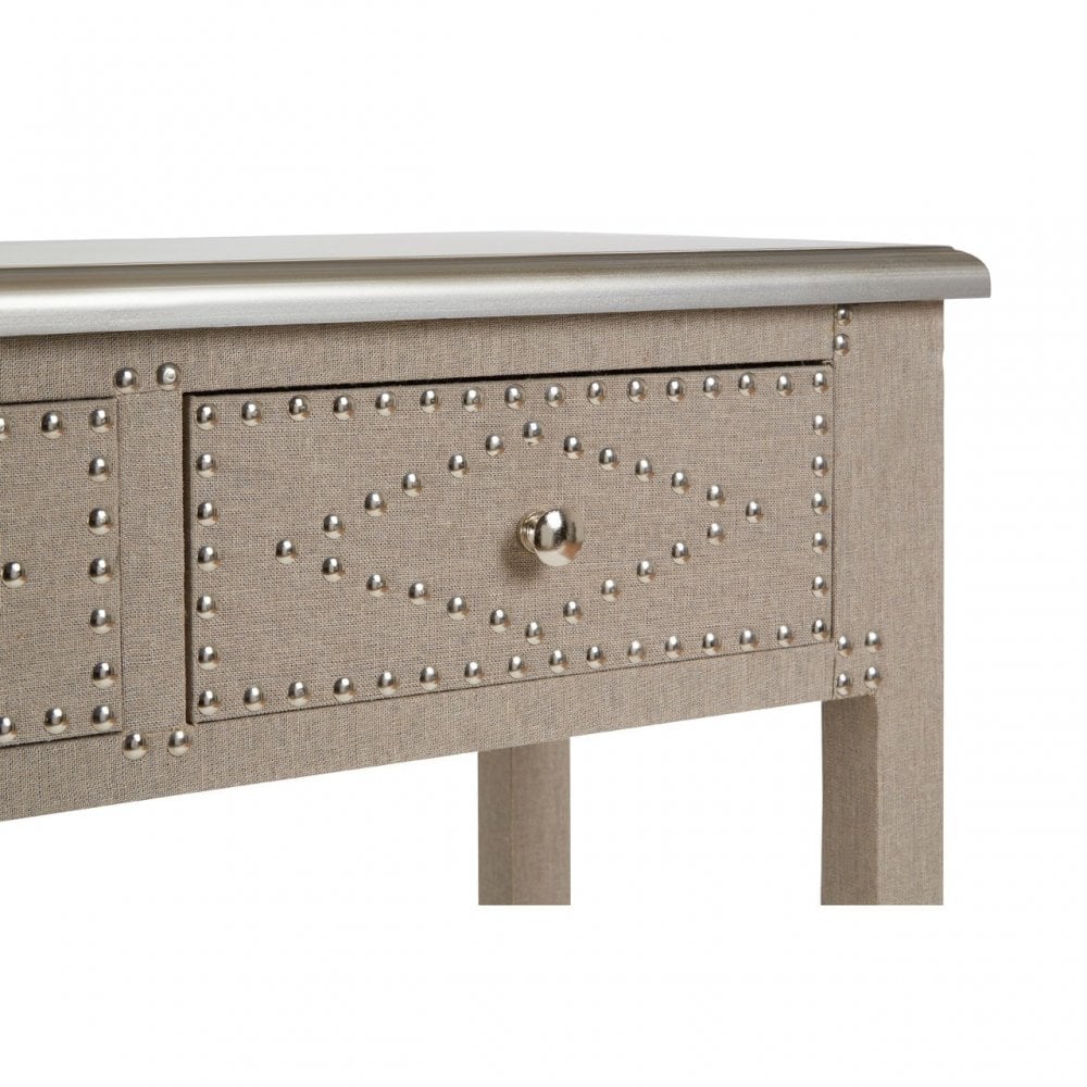 Hatton 3 Drawer Console Table, Fir Wood, Natural