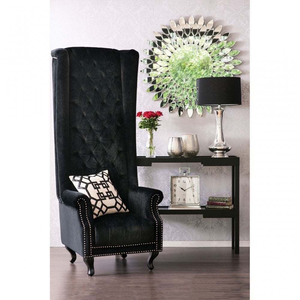 Osaka Console Table, Wood, Black