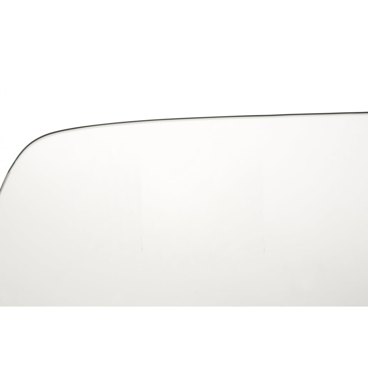 Metropolitan Dining Table, Chrome, Glass, Clear