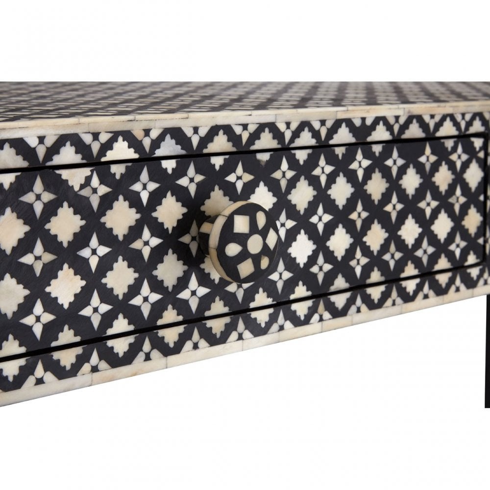 Wulah Console Table, Mother of Pearl, Wood