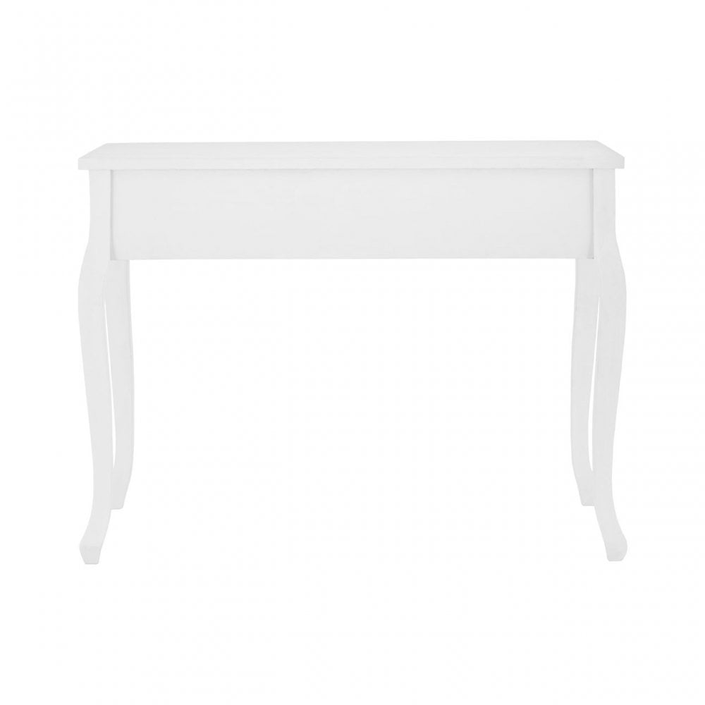 Weymouth Console Table, Hemp Rope, Pine Wood, White