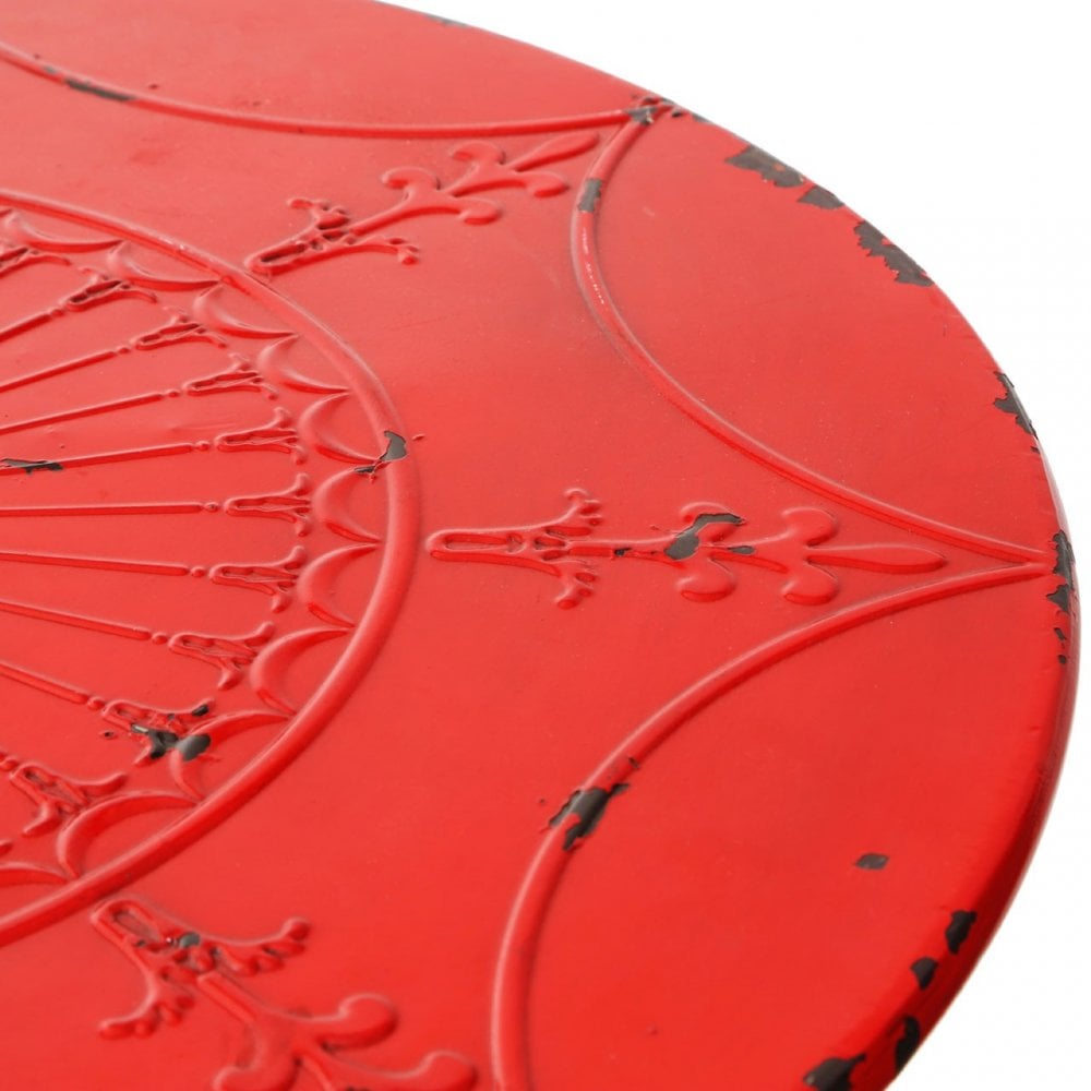 Hektor Hektor Artisan Lamp Table, Metal, Red