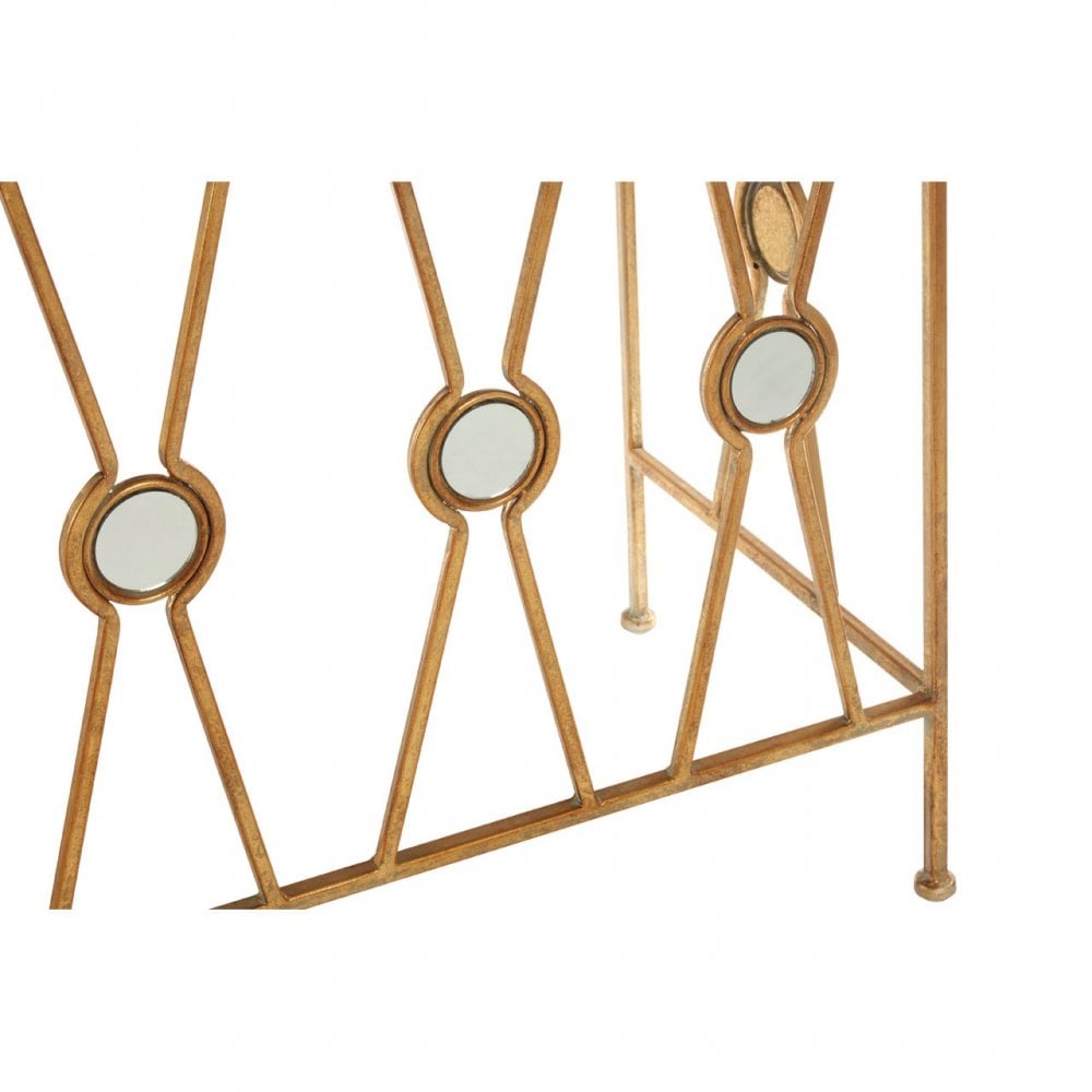 Faiza Set of 3 X-Design Nesting Tables, Glass, Black