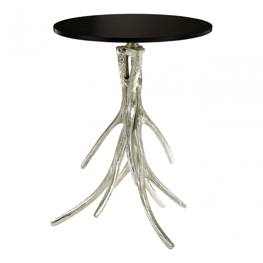 Marble Black Rockclif Rockclif Antler Round Table