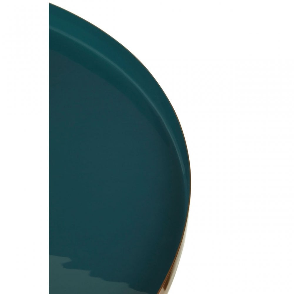 Enox Large Diesel Enamel Table, Enamel, Iron, Gold