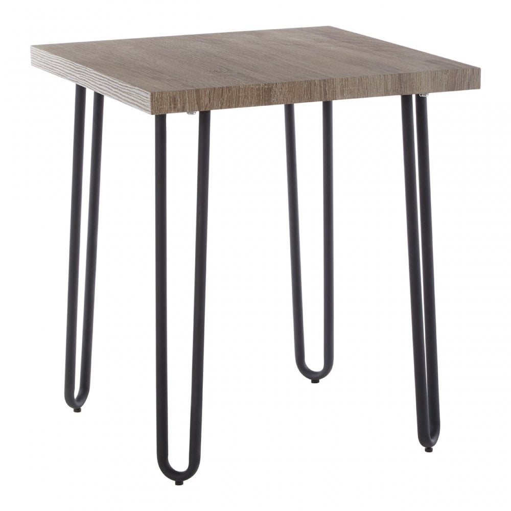 Borough Side Table, Wood, Paper Veneer, Natural