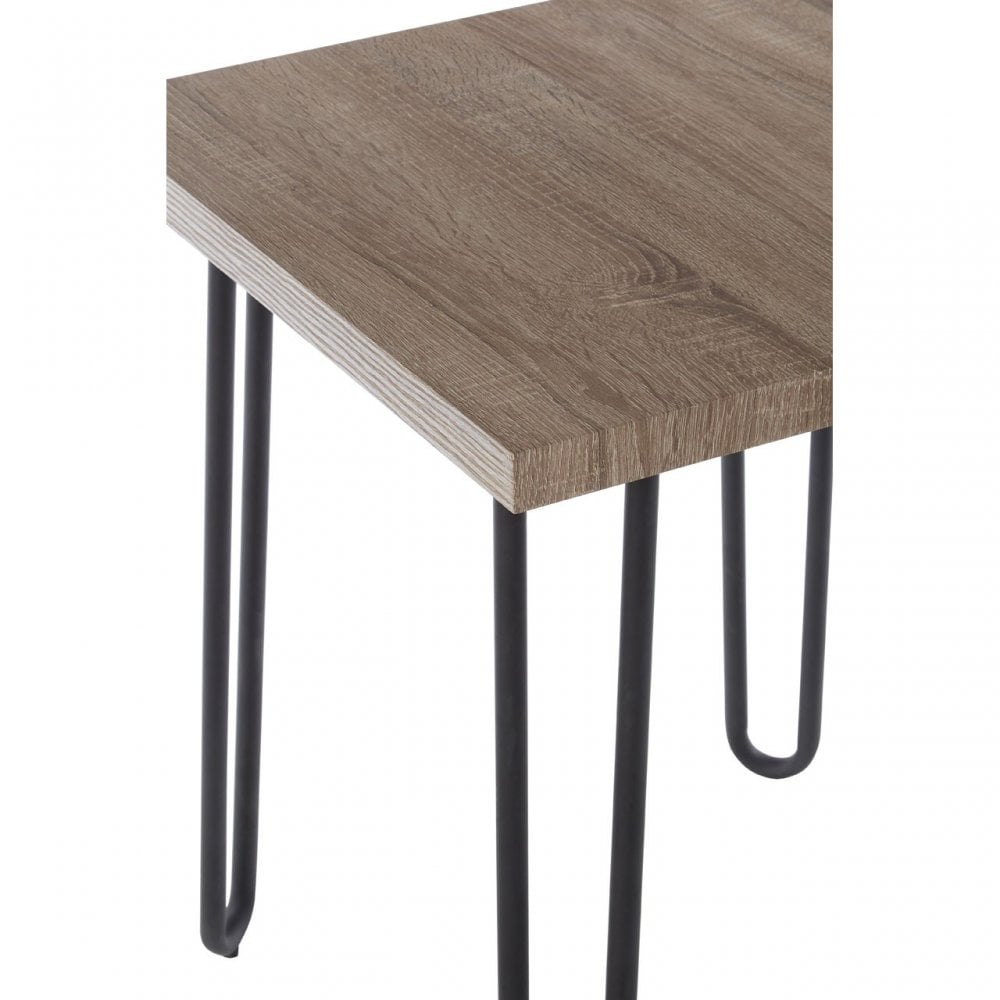 Borough Side Table, Wood, Paper Veneer, Natural