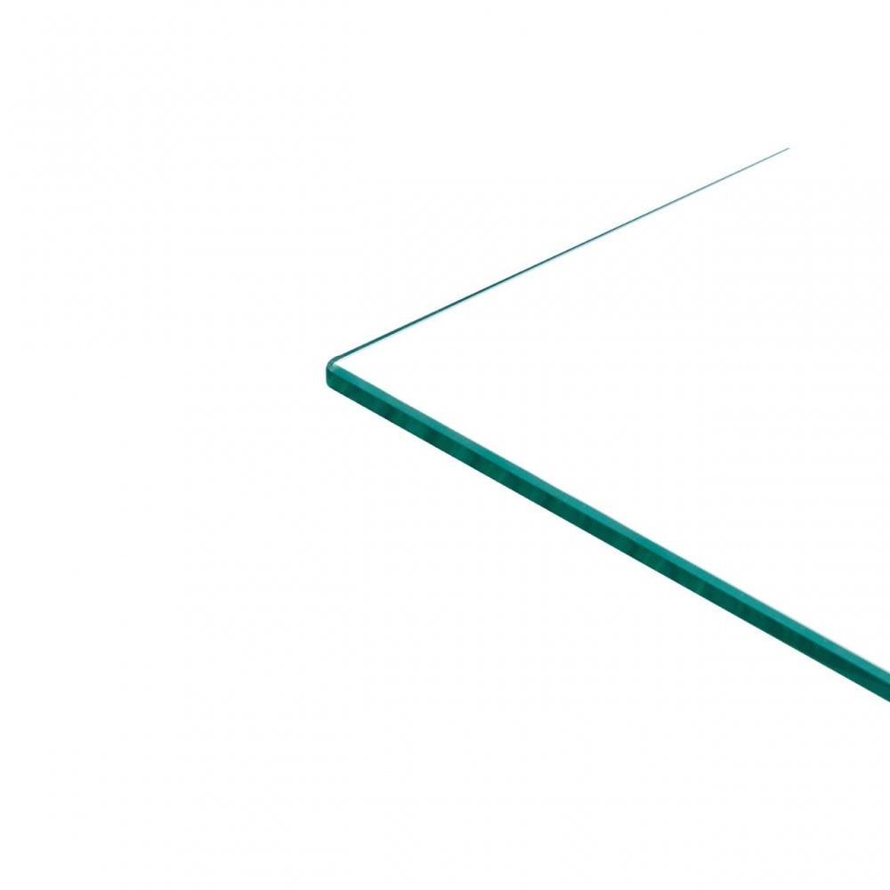 Halo Side Table, Glass, Black