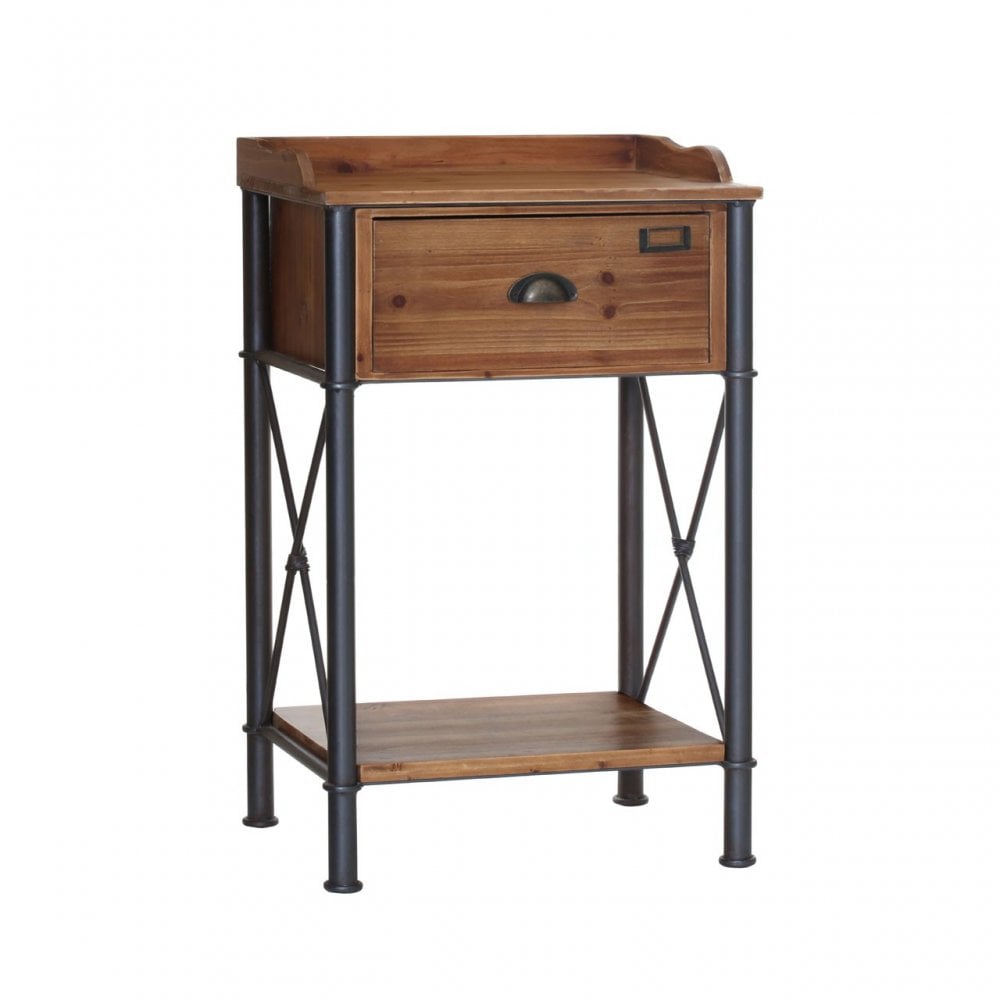 Foundry Table, Fir Wood, Natural