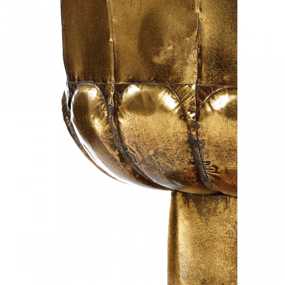 Reza Oversized Planters, Iron, Gold