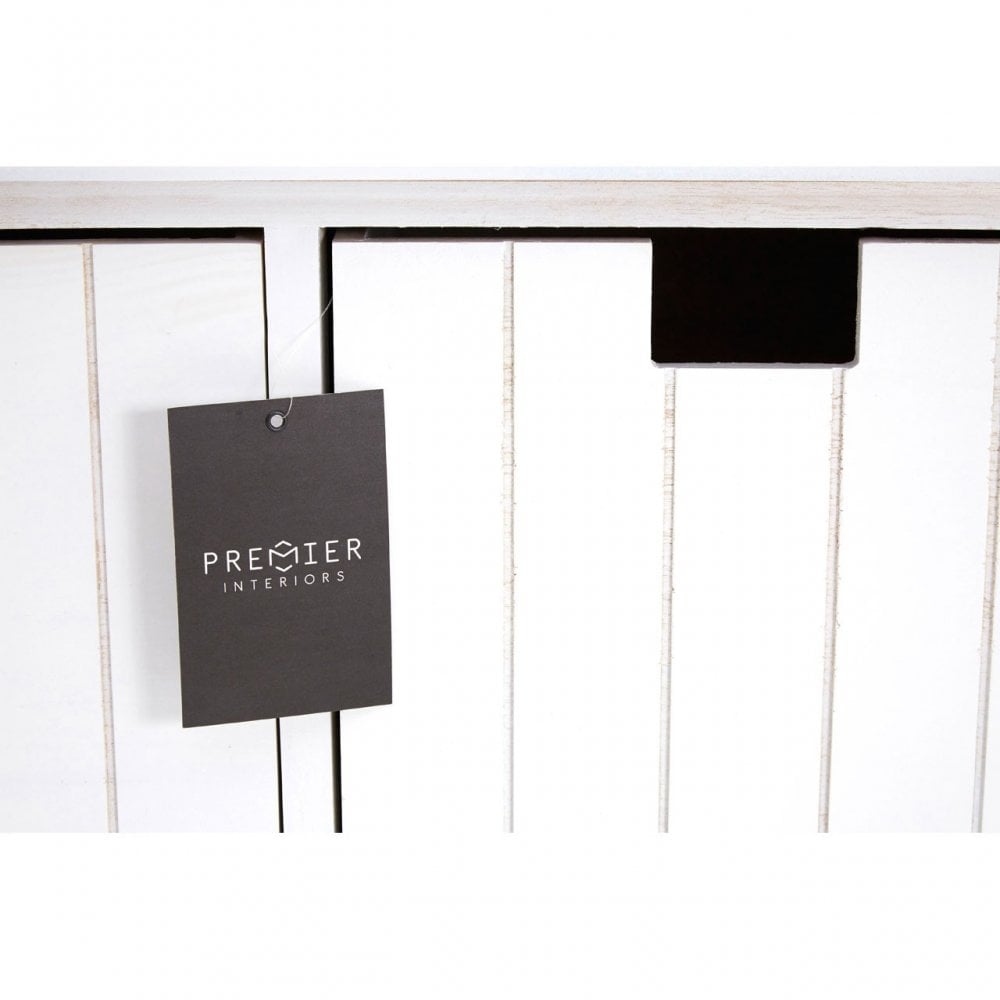 Fubb Drawer Bench, Paulownia Wood, White