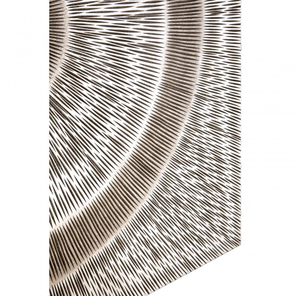 Modello Wood Carving Silver Finish Wall Art, Pine Wood, Silver