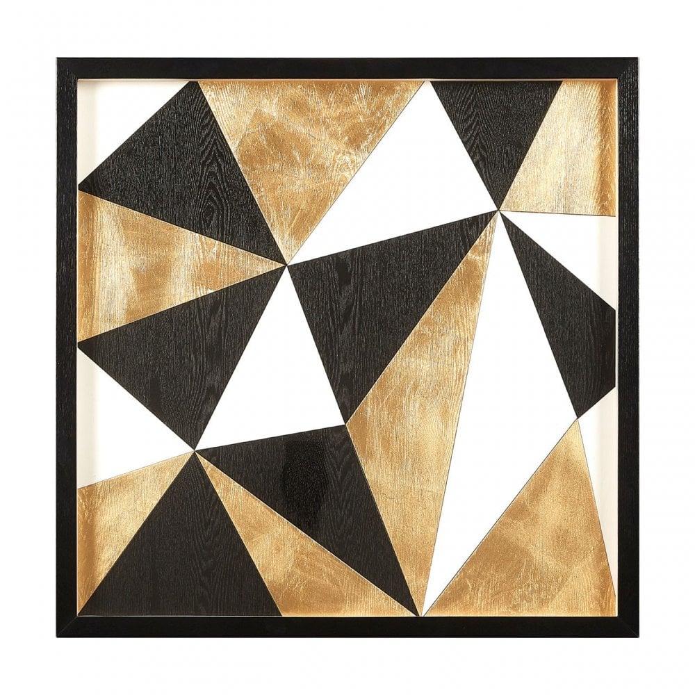 Modello Multi Geo Wall Art, Glass, Pine Wood