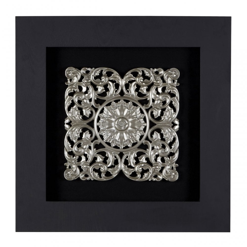 Wall Art, Wood, Silver