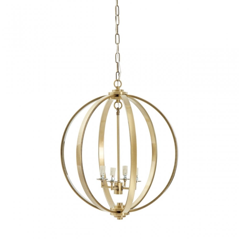 Censer Antique Brass Pendant, Brass