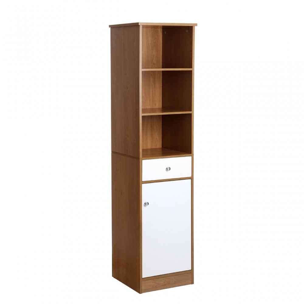 Floorstanding Cabinet, Wood, Melamine, White