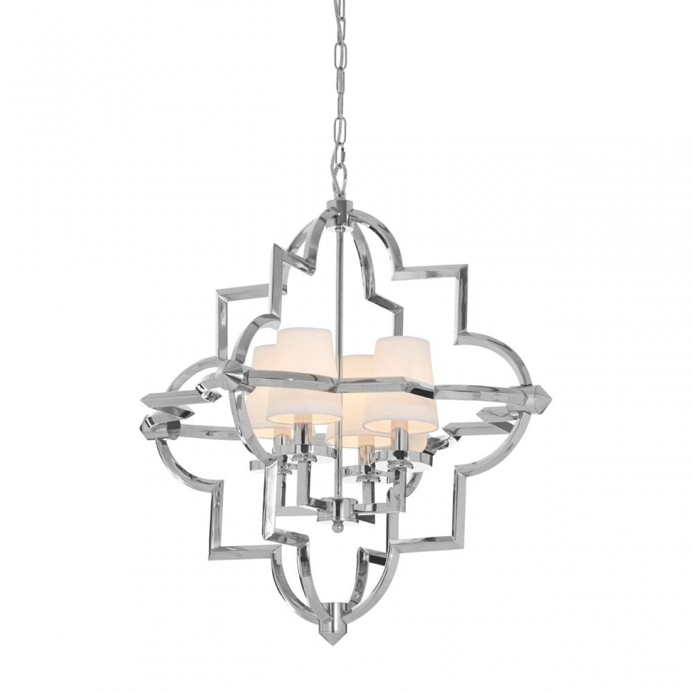 Tuskin Pendant, Fabric, Iron