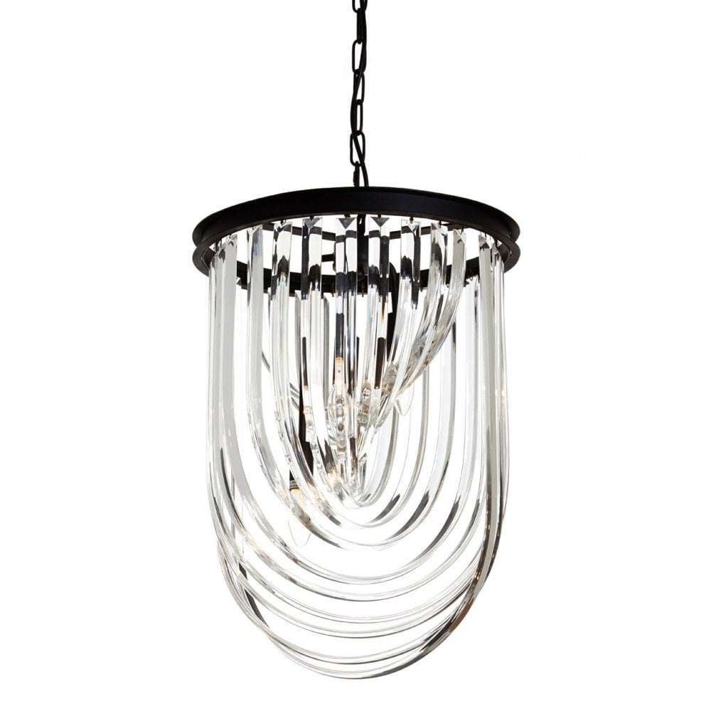 Tuskin Pendant, Crystal, Iron
