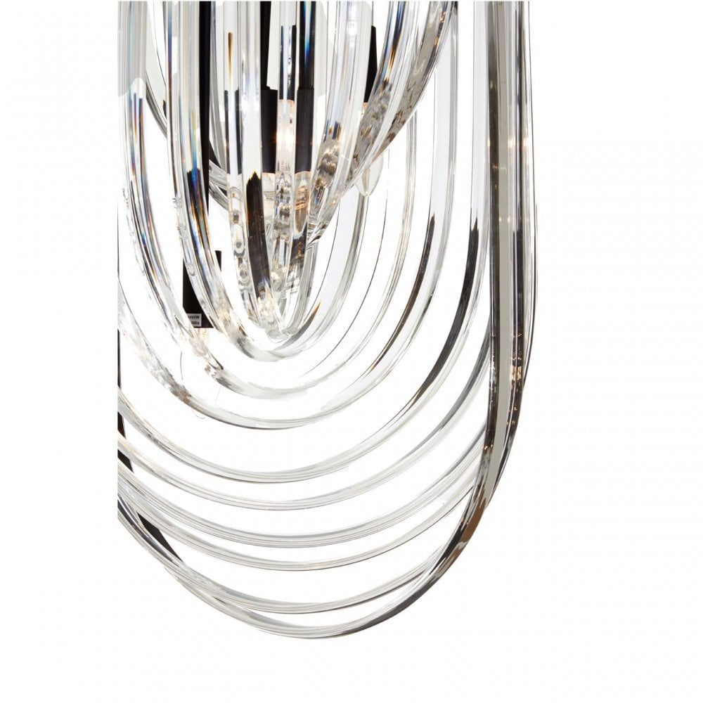 Tuskin Pendant, Crystal, Iron