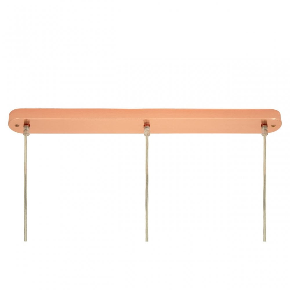 Jasper 3 Pendant Light, Metal, Copper