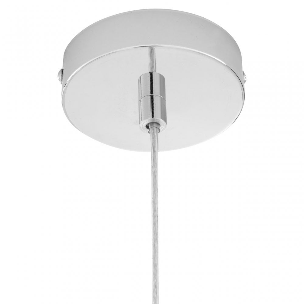 Jasper Pendant Light, Metal, Silver