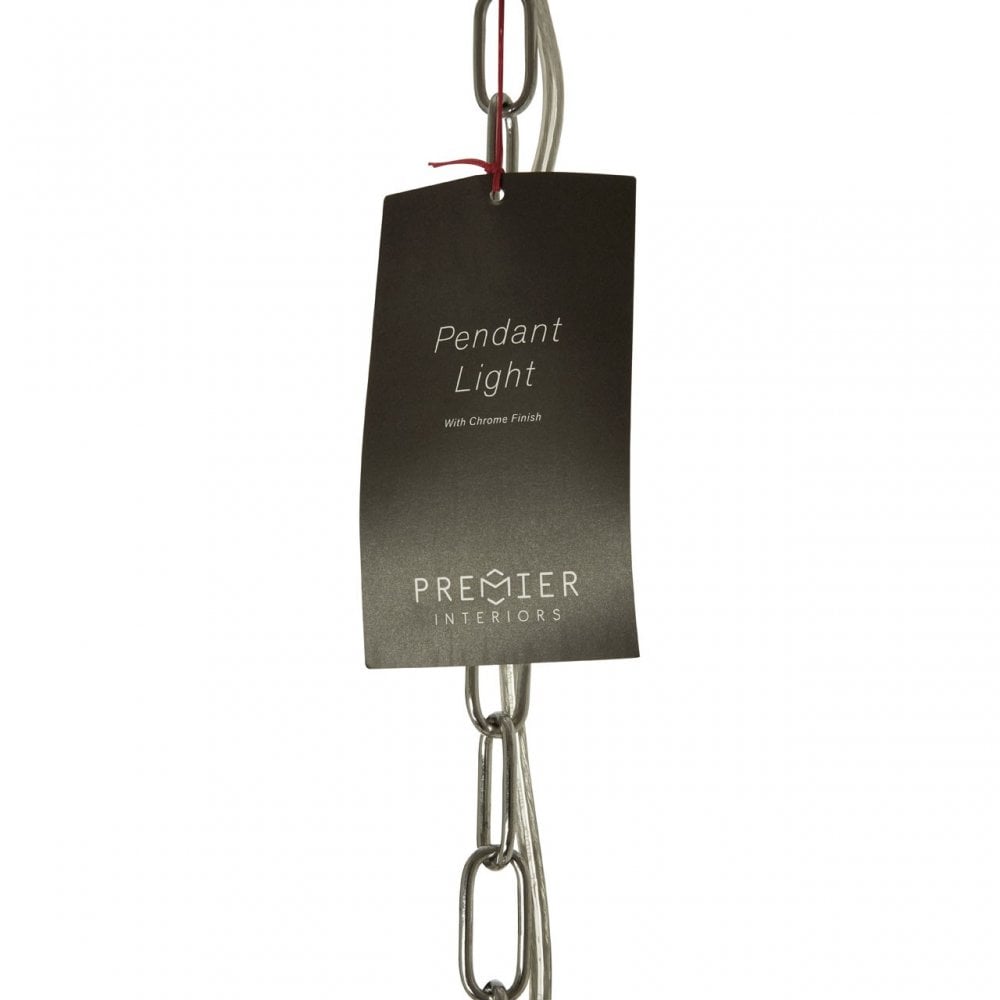 Sprocket Pendant Light, Metal, Silver