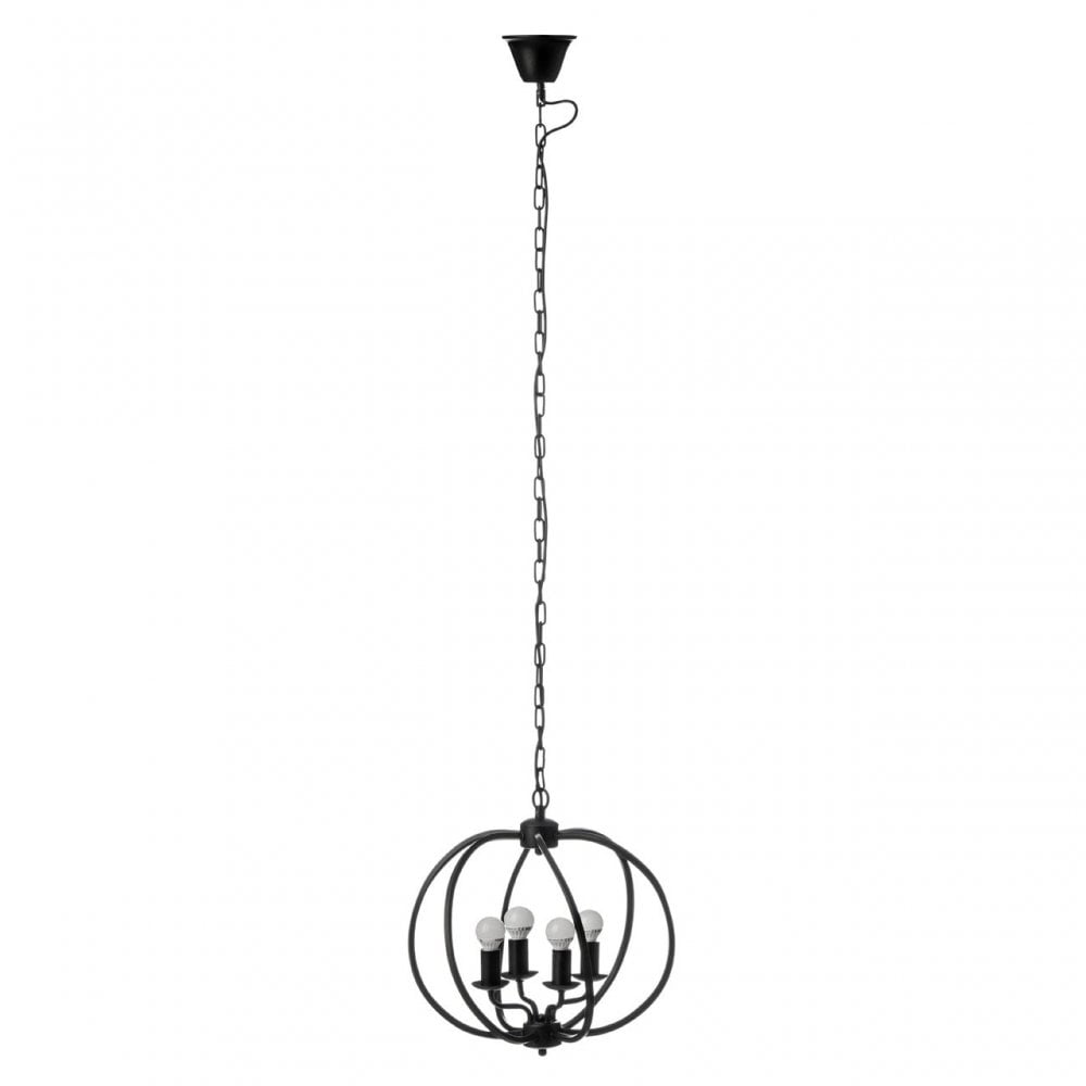 Meary Pendant Light, Iron, Black