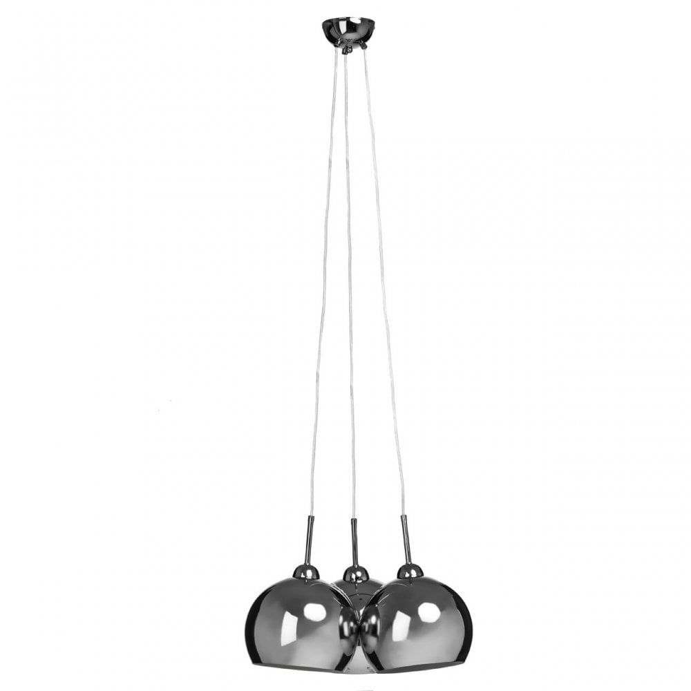 Pendant Light, Chrome, Silver