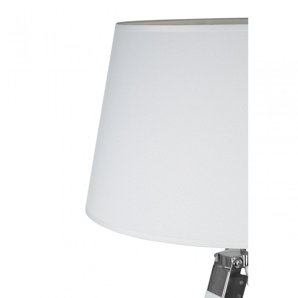 White Bailey Tripod Floor Lamp, White