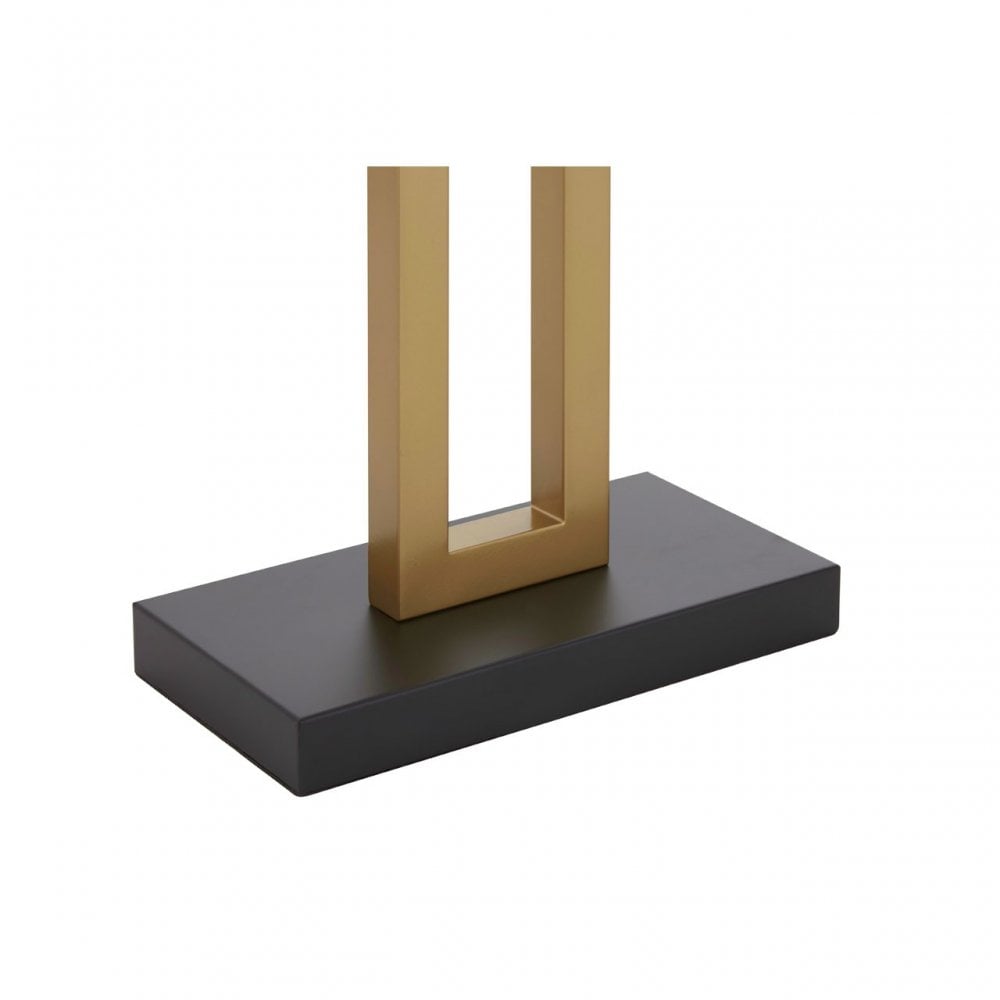 Leora Floor Lamp, Fabric, Gold