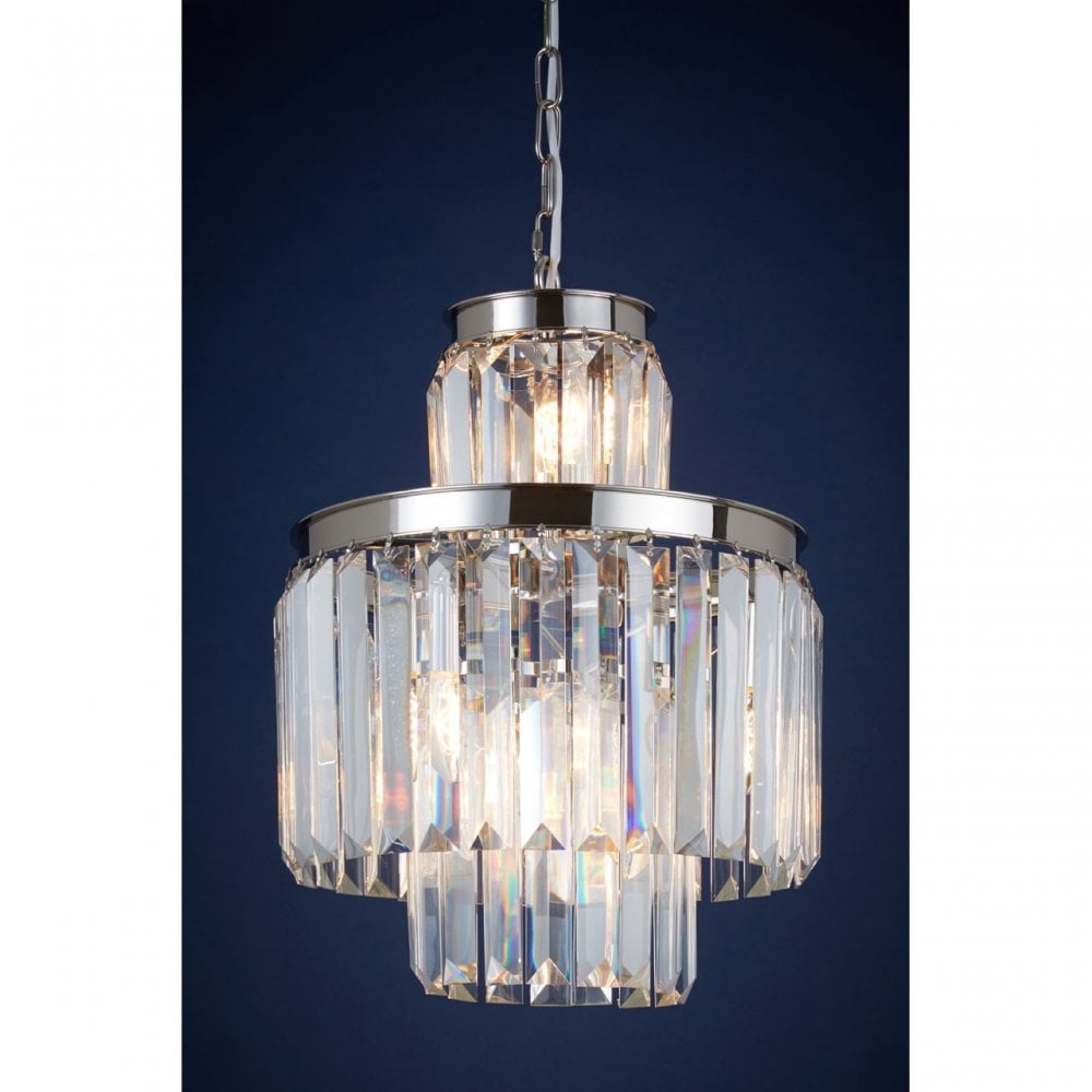 Tuskin Pendant Light, Iron, K9 Crystal