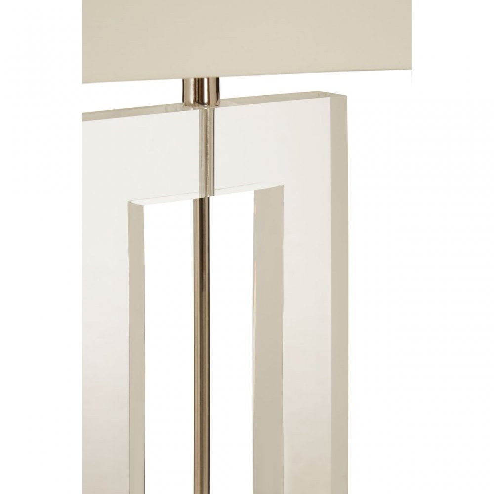Laurel Table Lamp, Aluminium, Beige