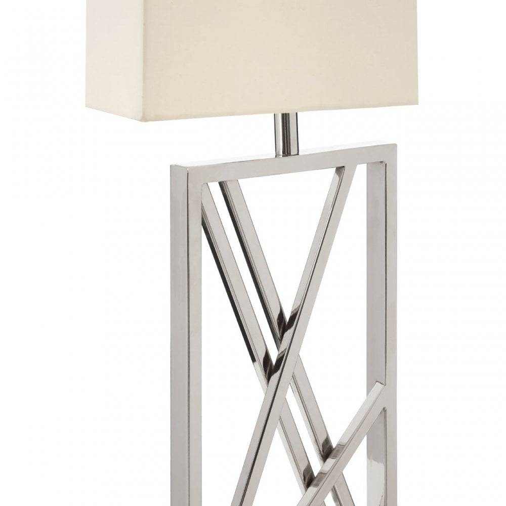 Trajectory Table Lamp, Stainless Steel, Silver