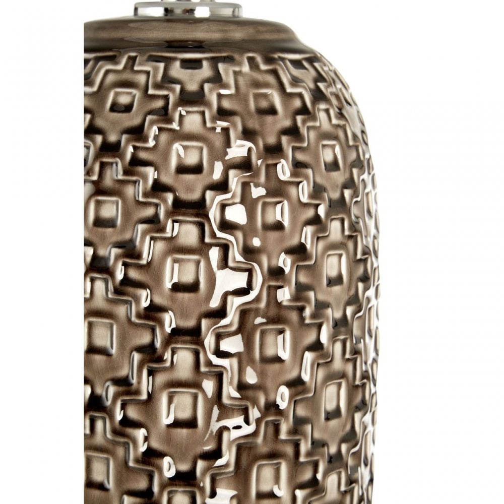 Udele Table Lamp, Ceramic, Linen
