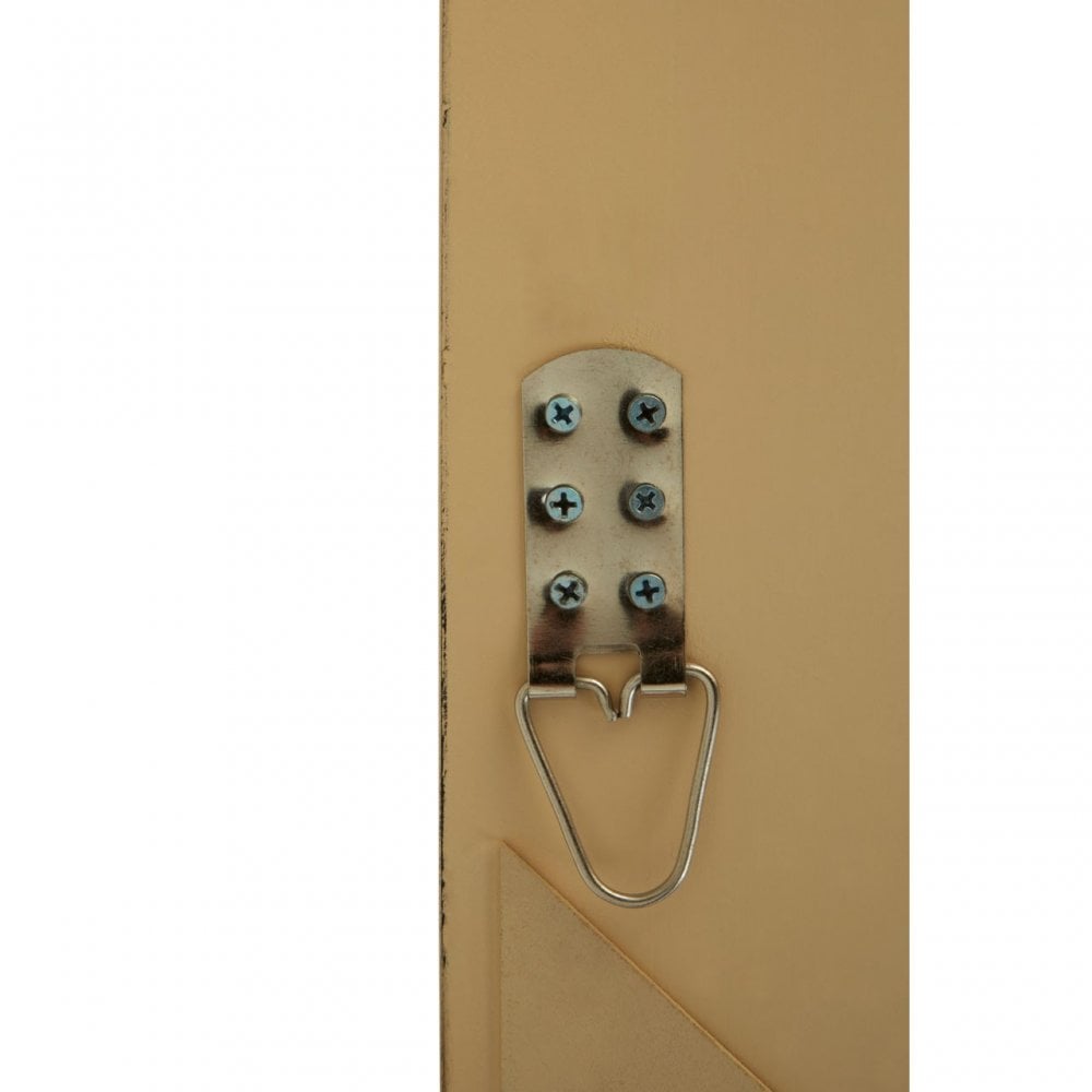 Chloe Wall Mirror, Wood, Mirrored Glass, Wood, Natural