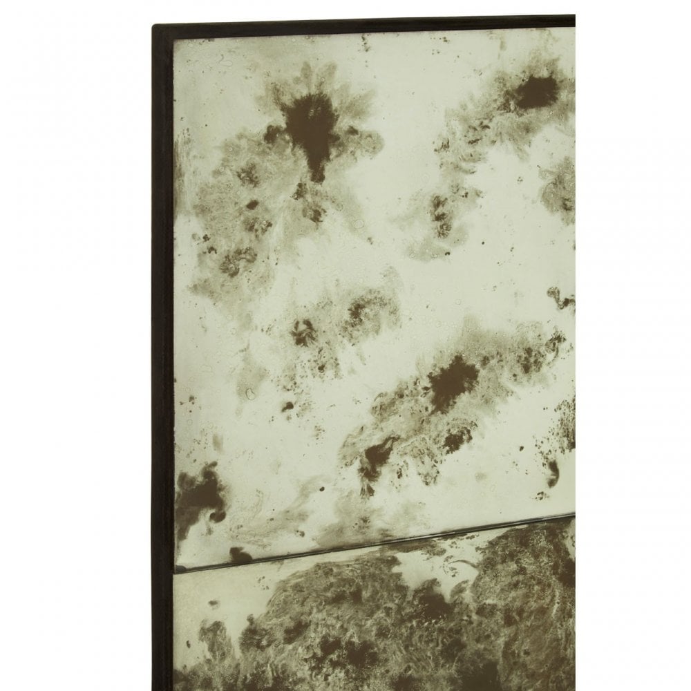 Rizzar Mozaic / Speckled Wall Mirror, Glass, Plywood, Black
